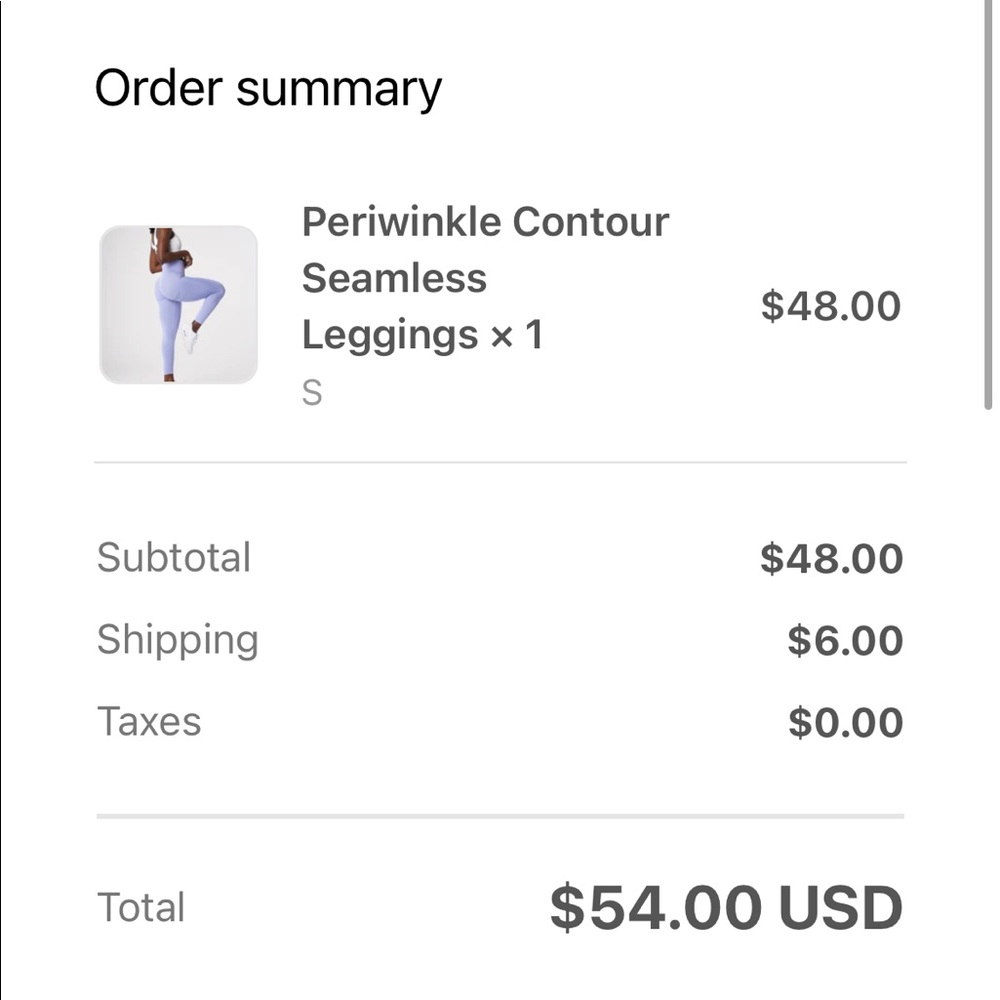 Periwinkle contour seamless leggings
